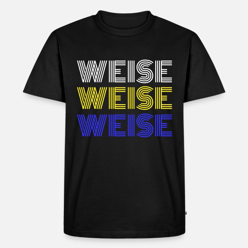 Klugscheisser Klugscheißer Klugscheiser - Männer Premium Bio T-Shirt - Schwarz