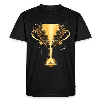 Le calice d'or - T-shirt Premium bio Homme - noir - Devant - Nico (187cm)