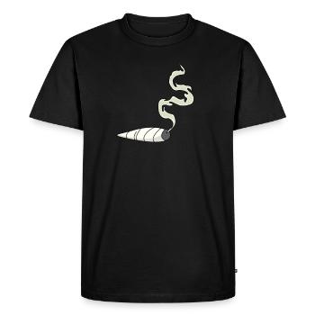 Sac à joints - T-shirt Premium bio Homme - noir - Devant - Nico (187cm)