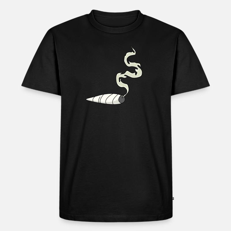 Joint Tüte - Männer Premium Bio T-Shirt - Schwarz