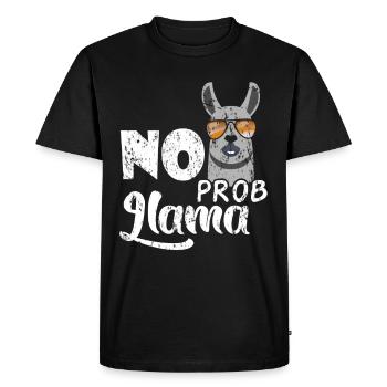 Pas de problème - T-shirt Premium bio Homme - noir - Devant - Nico (187cm)