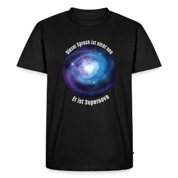 Supernova Dire drôle cadeau de l'univers de la physique - T-shirt Premium bio Homme - noir - Devant - Nico (187cm)