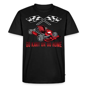 Go Kart Go Kart Go Kart Go Go Karting Kart Driving - Men's Premium Organic T-Shirt - black - Front - Nico (187cm)