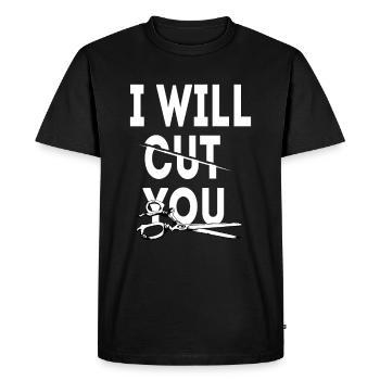 Hairdresser Hairdresser Hairdresser Hairdressing Hairdressing - Men's Premium Organic T-Shirt - black - Front - Nico (187cm)