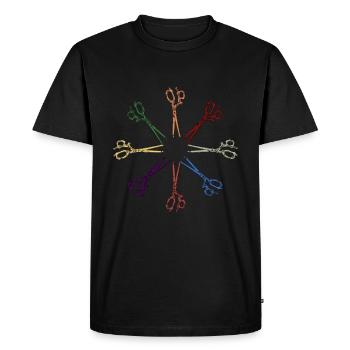 Hairdresser Hairdresser Hairdresser Hairdressing Hairdressing - Men's Premium Organic T-Shirt - black - Front - Nico (187cm)