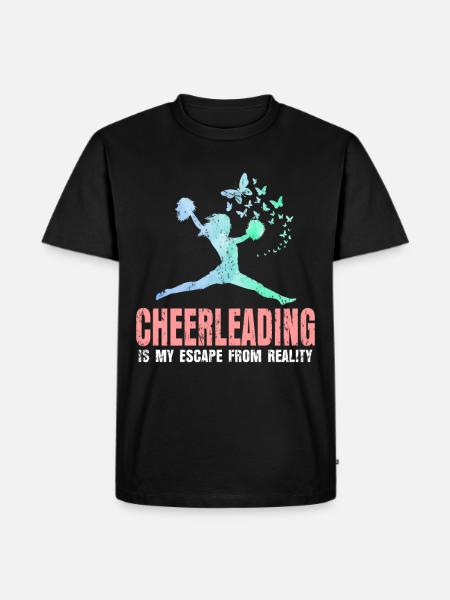 Cheerleading - Men's Premium Organic T-Shirt - black