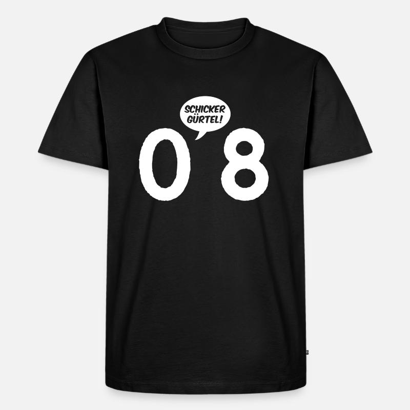 Nice bælte - Herre Premium økologisk T-shirt - sort
