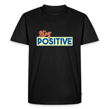 motivation - T-shirt Premium bio Homme - noir - Devant - Nico (187cm)