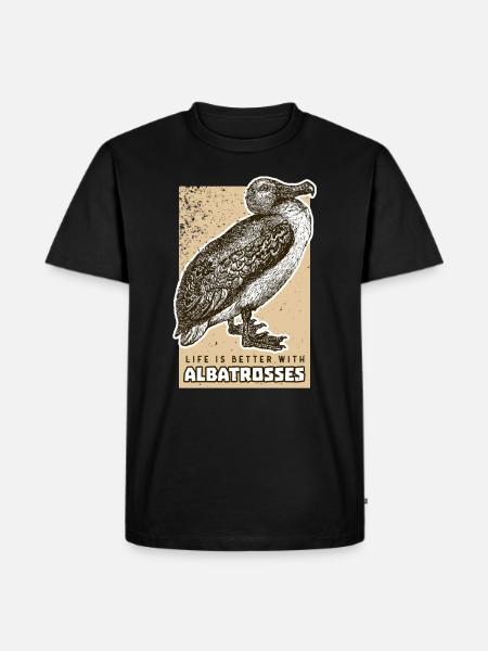 albatros - T-shirt Premium bio Homme - noir