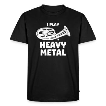Tenor Horn - T-shirt Premium bio Homme - noir - Devant - Nico (187cm)