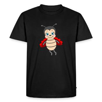 Coccinelles Coccinelles - T-shirt Premium bio Homme - noir - Devant - Nico (187cm)