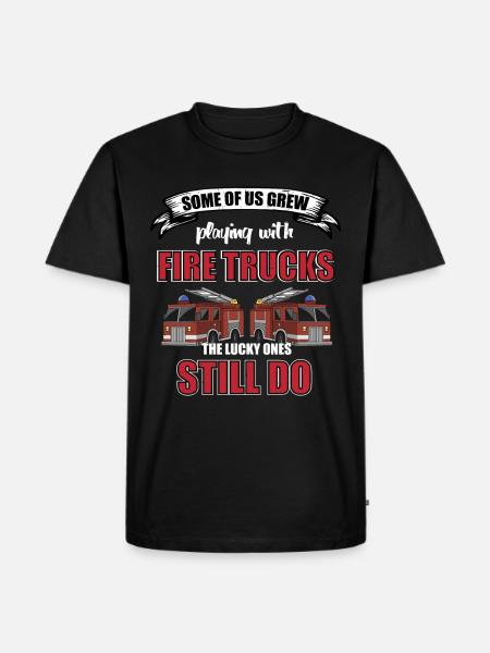 Fire brigade - Men's Premium Organic T-Shirt - black