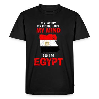 Egypte - T-shirt Premium bio Homme - noir - Devant - Nico (187cm)