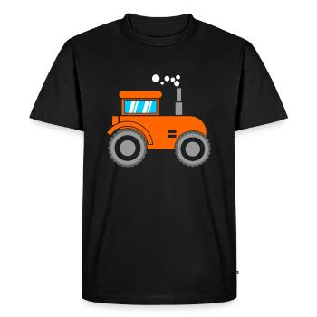 Enfants tracteur tracteur kids - T-shirt Premium bio Homme - noir - Devant - Nico (187cm)