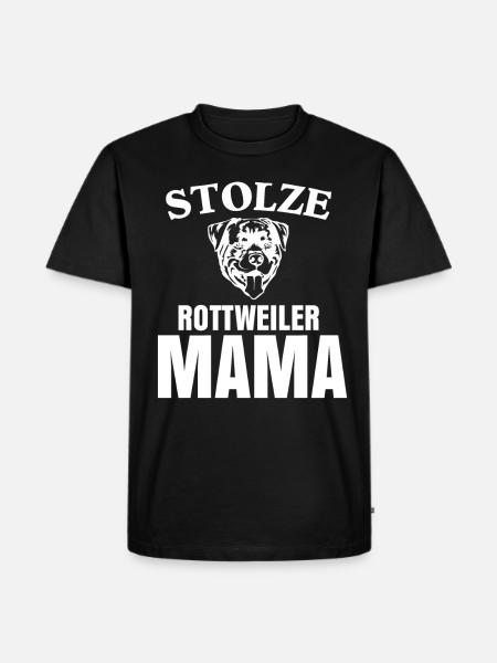 Rottweiler mom - Men's Premium Organic T-Shirt - black