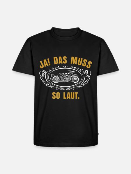 Motorrad Rennen - Männer Premium Bio T-Shirt - Schwarz