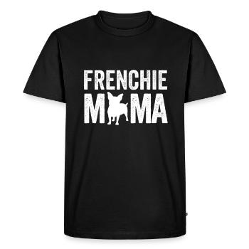 Bouledogue français - T-shirt Premium bio Homme - noir - Devant - Nico (187cm)