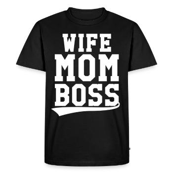 Meilleure maman - T-shirt Premium bio Homme - noir - Devant - Nico (187cm)