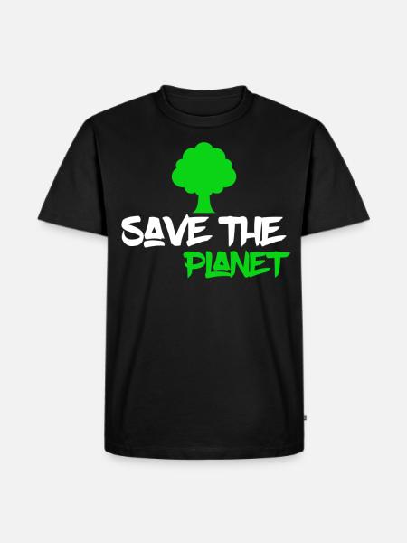 conservationists - Men's Premium Organic T-Shirt - black