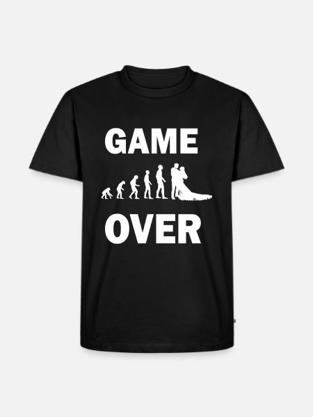 Wedding bride groom gift - Men's Premium Organic T-Shirt - black