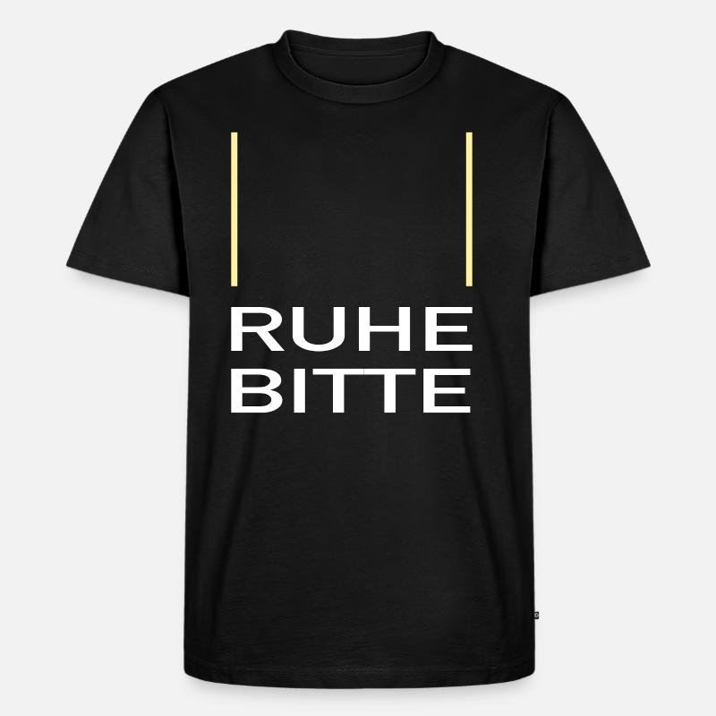 Synchron sprechen Synchronsprecher Synchronarbeit - Männer Premium Bio T-Shirt - Schwarz