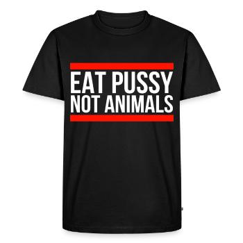 Activistes des droits des animaux - T-shirt Premium bio Homme - noir - Devant - Nico (187cm)