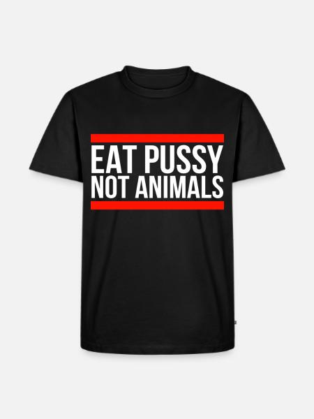 Animal rights activists animals - Men's Premium Organic T-Shirt - black