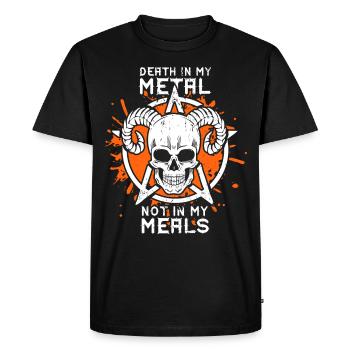 Veganer Death Metal Metalfan Vegan - T-shirt Premium bio Homme - noir - Devant - Nico (187cm)