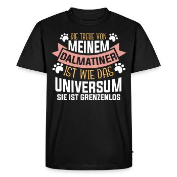 dalmatien - T-shirt Premium bio Homme - noir - Devant - Nico (187cm)