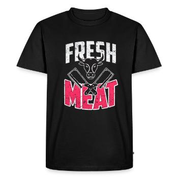 Butcher butcher occupation gift - Men's Premium Organic T-Shirt - black - Front - Nico (187cm)