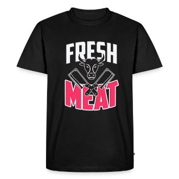 Butcher butcher occupation gift - Men's Premium Organic T-Shirt - black - Front - Nico (187cm)