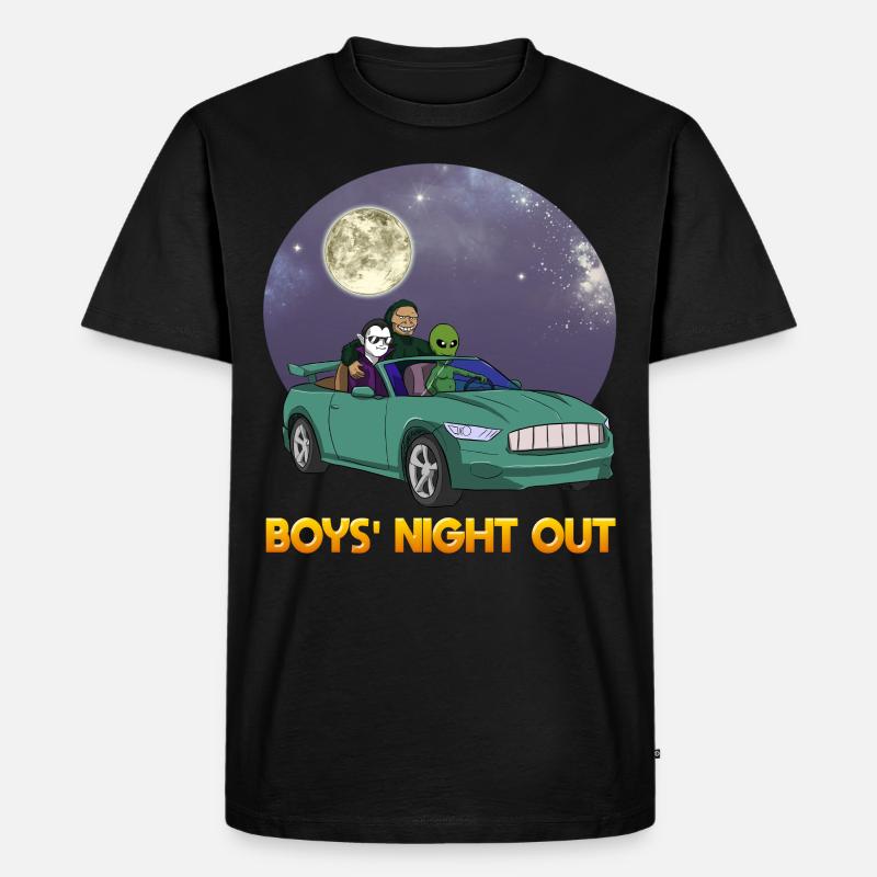 Männerabend JGA Junggesellen Junggesellenabeschied - Männer Premium Bio T-Shirt - Schwarz