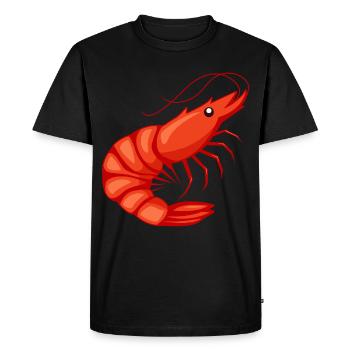 Shrimp Jitsu Arts martiaux mixtes - T-shirt Premium bio Homme - noir - Devant - Nico (187cm)