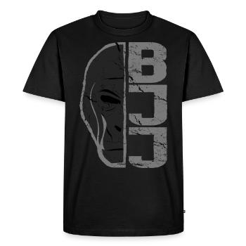 BJJ Brazilian Jiu Jitsu Gorilla MMA - Men's Premium Organic T-Shirt - black - Front - Nico (187cm)