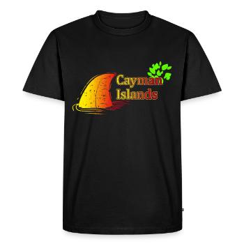 Îles Caïmans Pays Voyage Cadeau - T-shirt Premium bio Homme - noir - Devant - Nico (187cm)