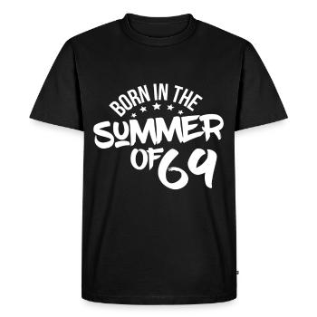 Summer of 69 - Men's Premium Organic T-Shirt - black - Front - Nico (187cm)