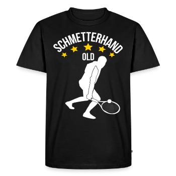 Vieux papillon - T-shirt Premium bio Homme - noir - Devant - Nico (187cm)