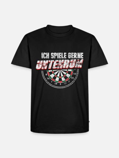 Darts Player - Men's Premium Organic T-Shirt - black