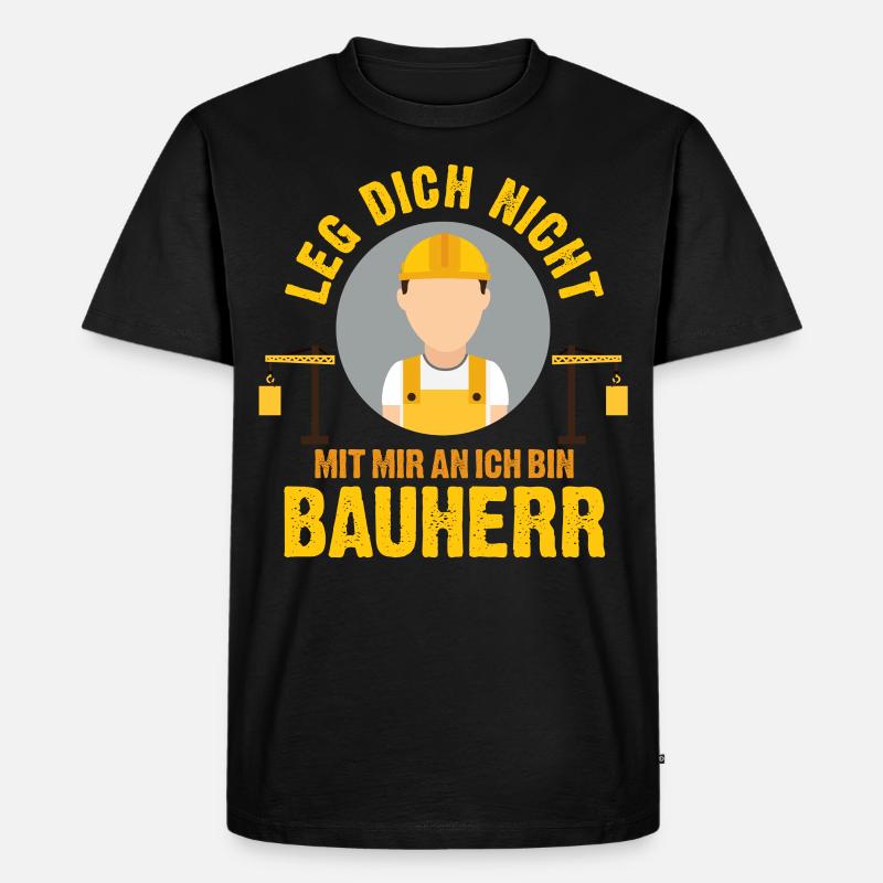 Maître d’ouvrage Construction - T-shirt Premium bio Homme - noir