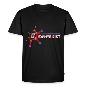 Cadeau de loisir biophysicien loisir sport - T-shirt Premium bio Homme - noir - Devant - Nico (187cm)