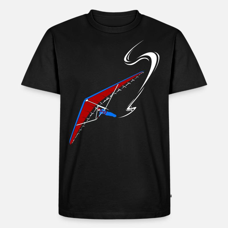 Deltaplane Deltaplane Deltaplane pilote - T-shirt Premium bio Homme - noir
