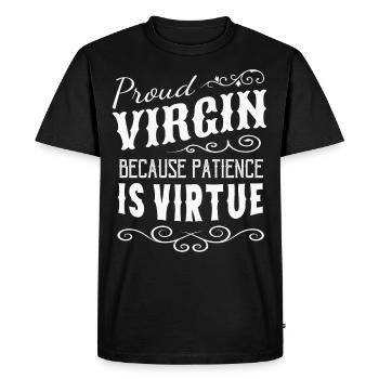 Fier Christ Christin - T-shirt Premium bio Homme - noir - Devant - Nico (187cm)