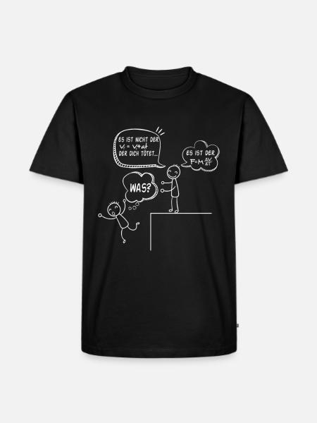 Physicist Formula Case - Men's Premium Organic T-Shirt - black