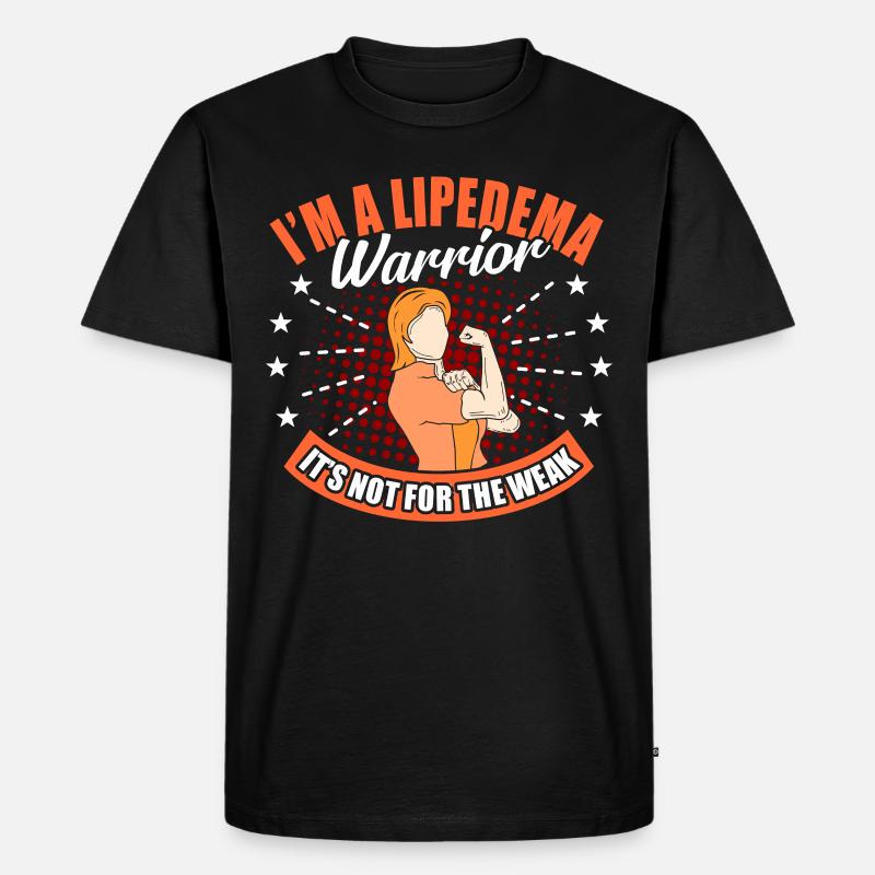 Lipidema Fighter - Men's Premium Organic T-Shirt - black