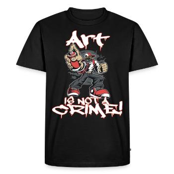 Graffiti Street Art Artists - Men's Premium Organic T-Shirt - black - Front - Nico (187cm)