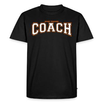 Professeur de sport passe-temps sport loisir cadeau - T-shirt Premium bio Homme - noir - Devant - Nico (187cm)