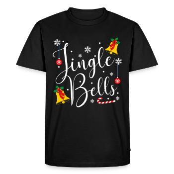 Jingle Bells - T-shirt Premium bio Homme - noir - Devant - Nico (187cm)