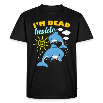 I’m Dead Inside - T-shirt Premium bio Homme - noir - Devant - Nico (187cm)