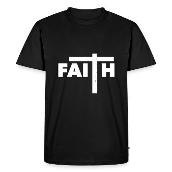Cadeau du christianisme - T-shirt Premium bio Homme - noir - Devant - Nico (187cm)