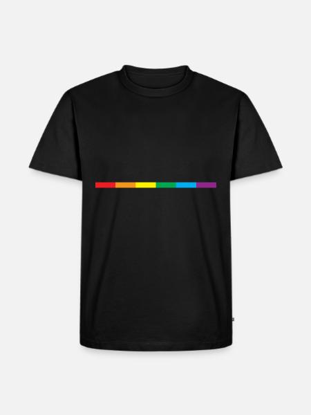 Gay Pride Gift - Men's Premium Organic T-Shirt - black